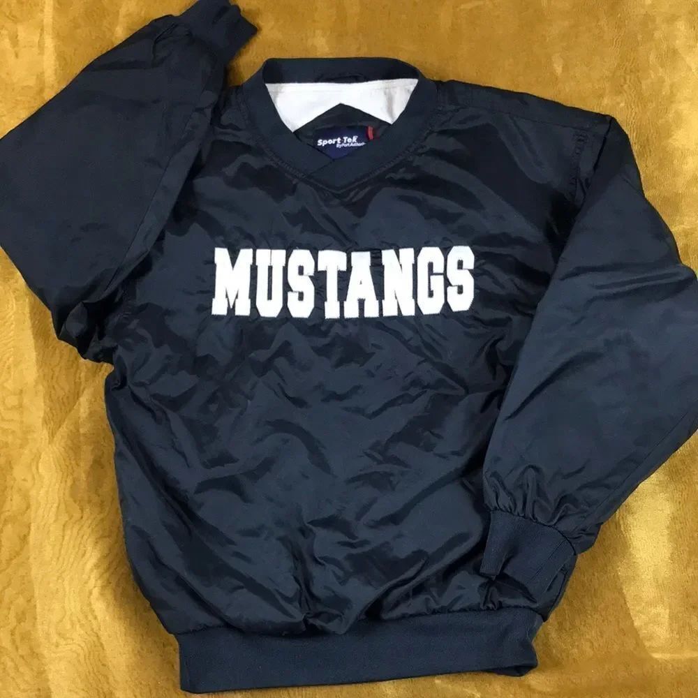 VTG Sport-Tek By PortAuthority Four Mustangs  Boy Jacket Size L